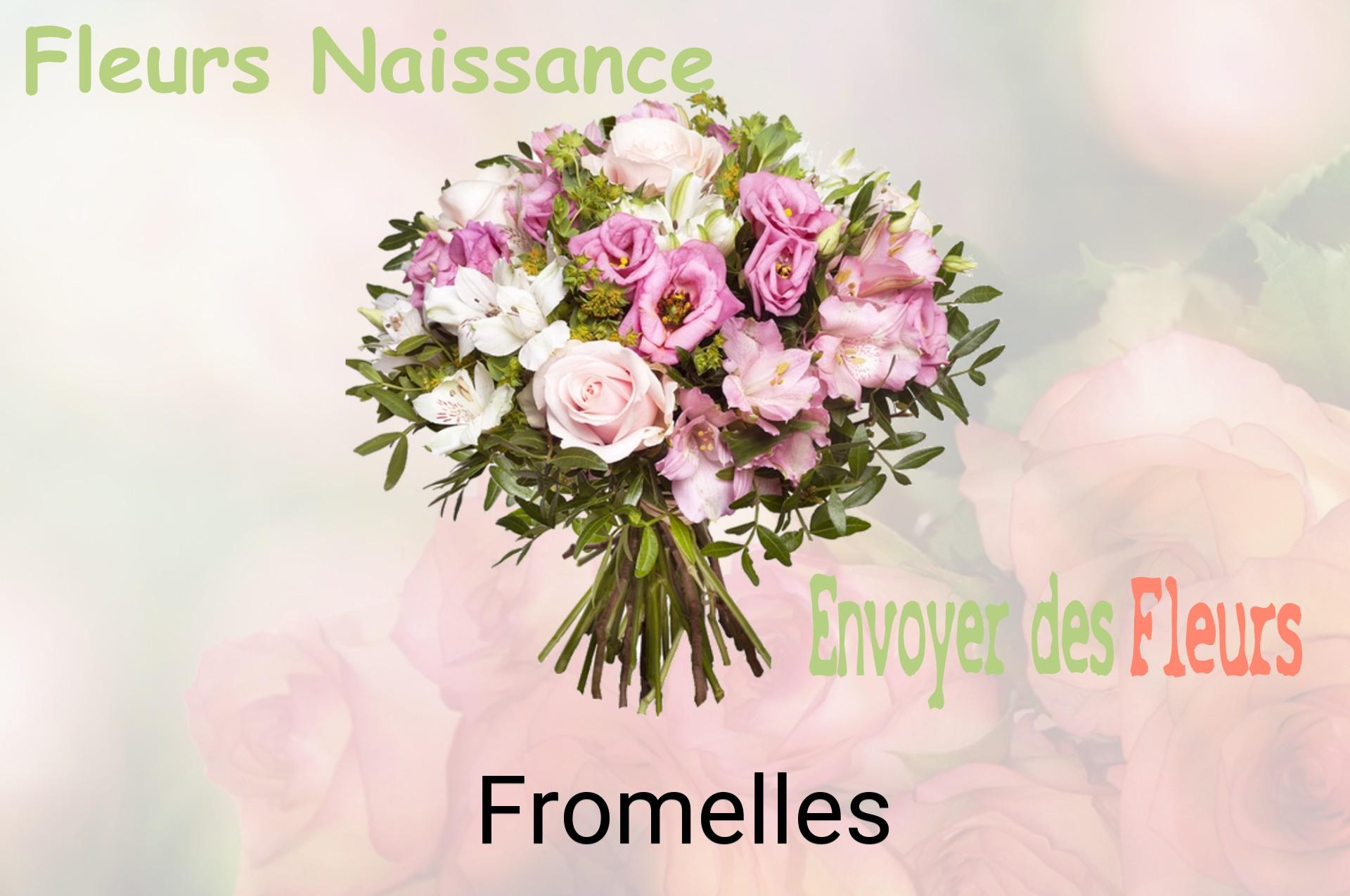 Bouquet de fleurs de naissance livré à Fromelles