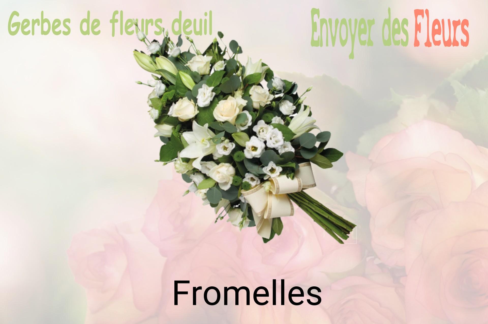 Gerbe de fleurs de deuil livrée à Fromelles